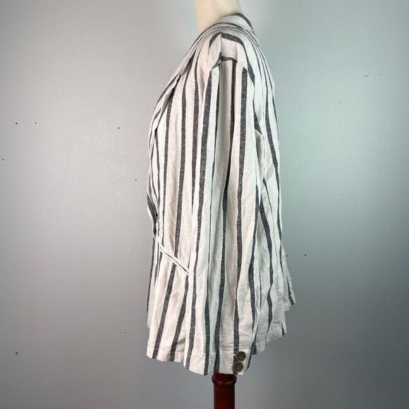 NWT Sanctuary Linen Rayon Blend Jacket Size L - Picture 4 of 10
